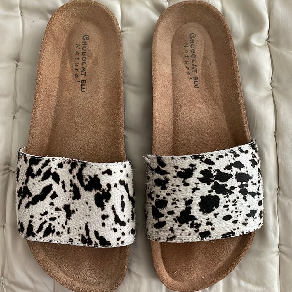 Chocolat Blu Slides, size 9